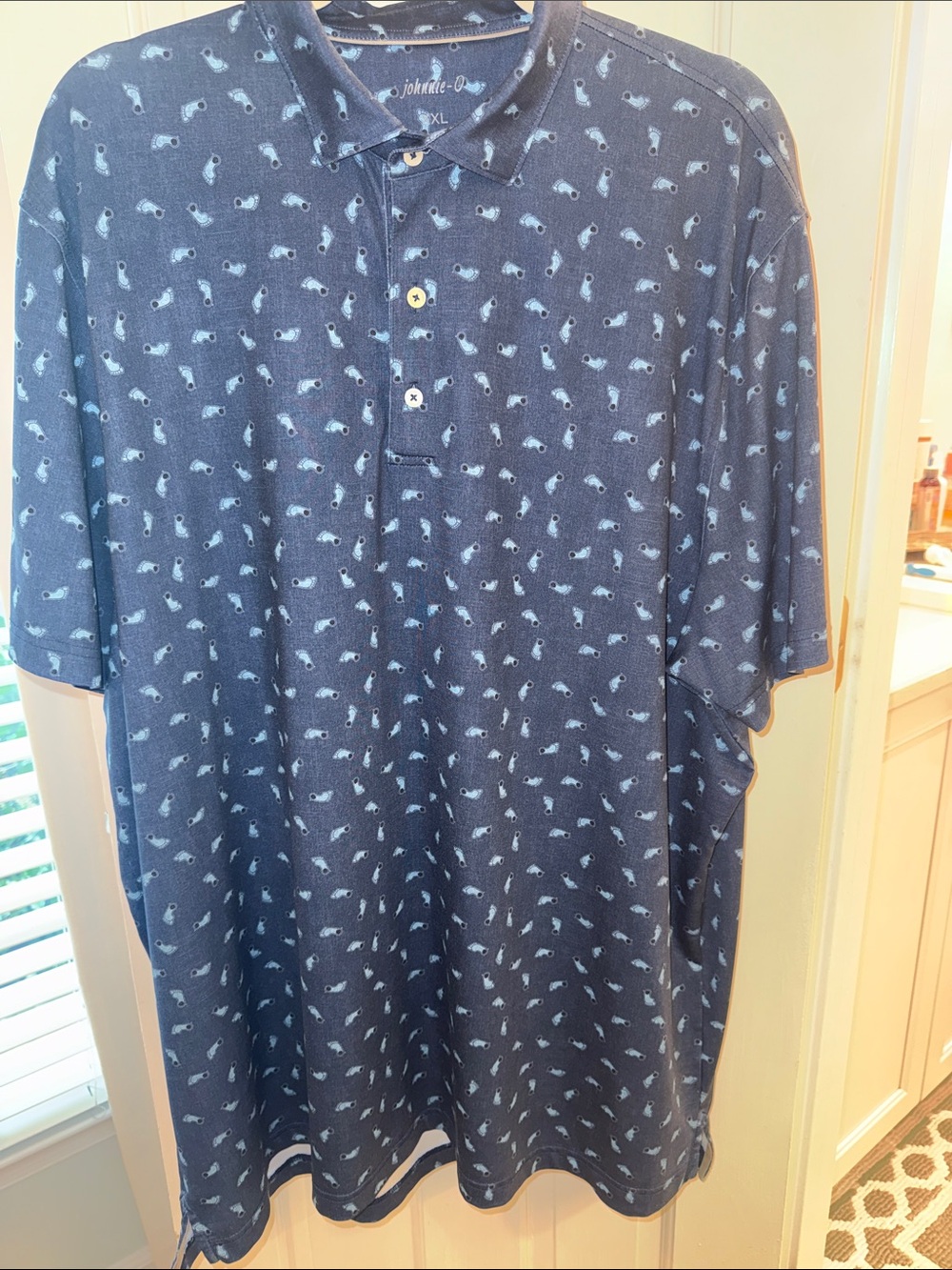 Johnnie O UNC Navy XL Polo